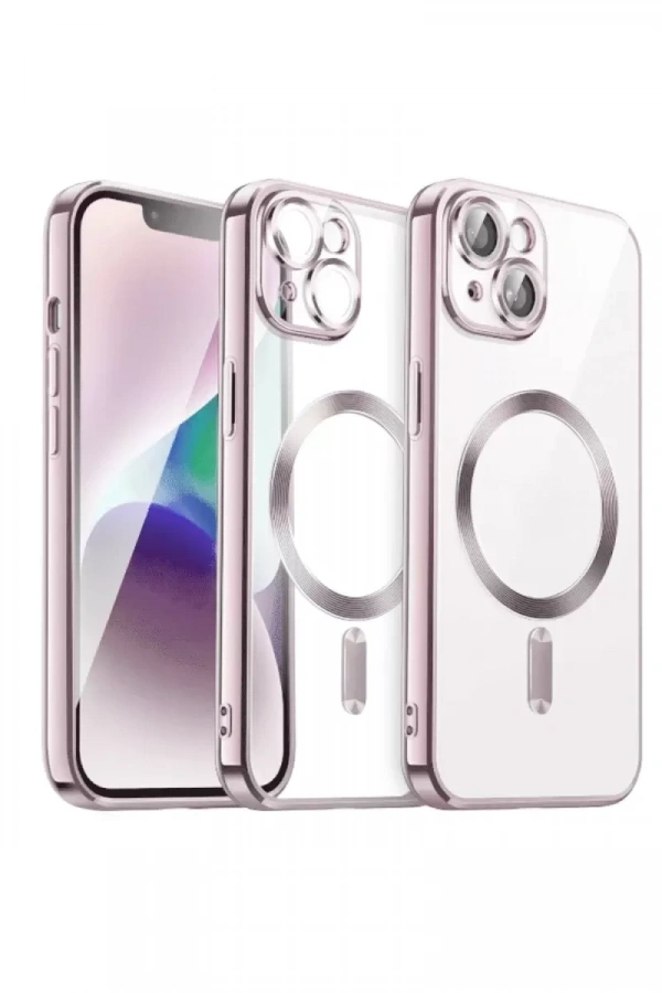 Apple iPhone 13 Kılıf Kross Magneticsafe Kapak - Rose
