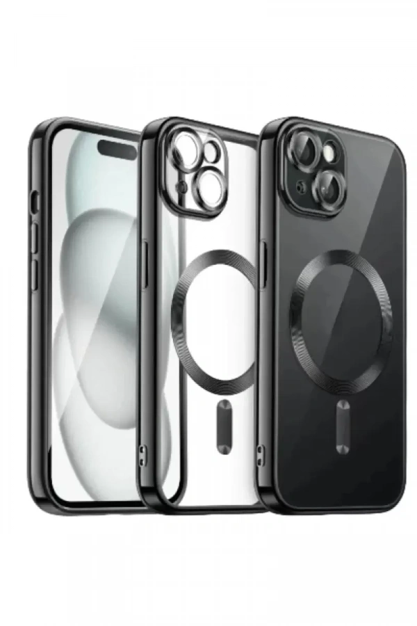 Apple iPhone 13 Kılıf Kross Magneticsafe Kapak - Siyah