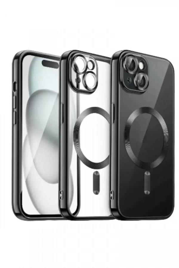 Apple iPhone 13 Kılıf Kross Magneticsafe Kapak - Siyah