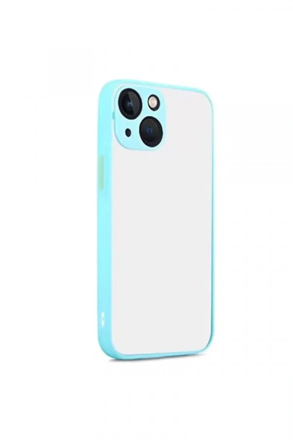 Apple iPhone 13 Kılıf Montreal Silikon Kapak - Turkuaz