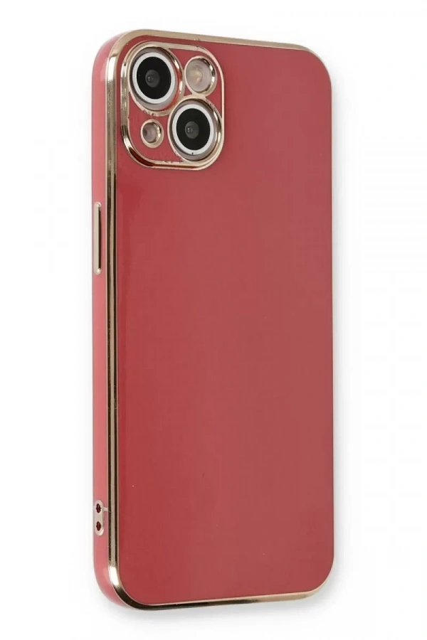 Apple iPhone 13 Kılıf Volet Silikon - Kırmızı