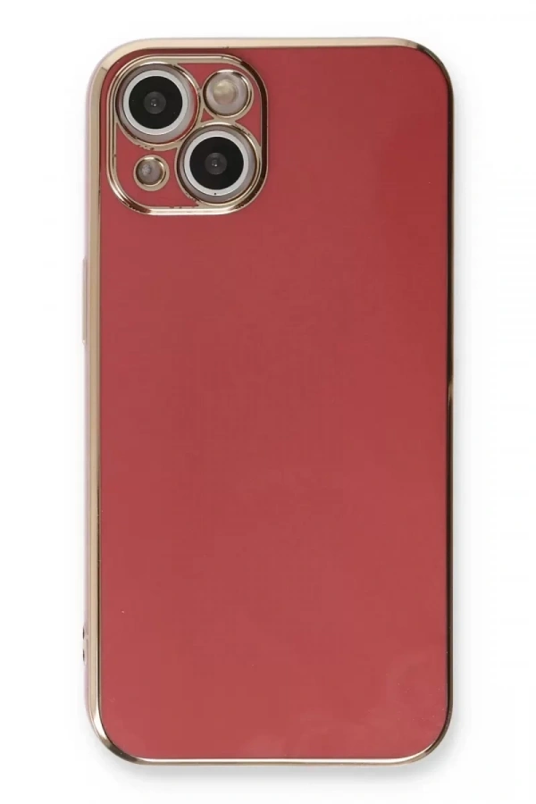 Apple iPhone 13 Kılıf Volet Silikon - Kırmızı