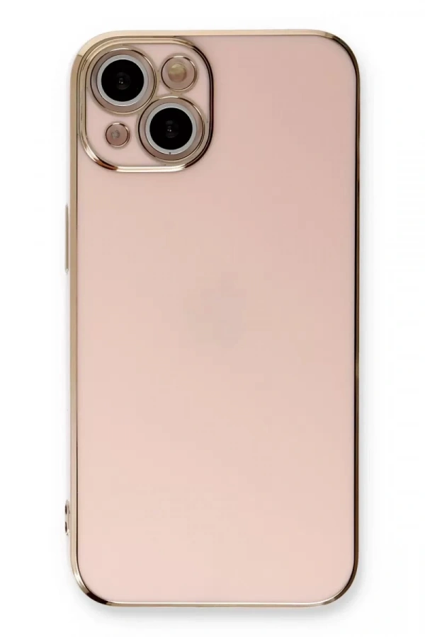 Apple iPhone 13 Kılıf Volet Silikon - Pembe