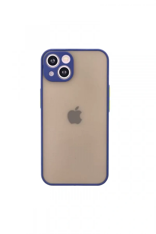 Apple iPhone 13 Mini Kılıf Montreal Silikon Kapak - Lacivert