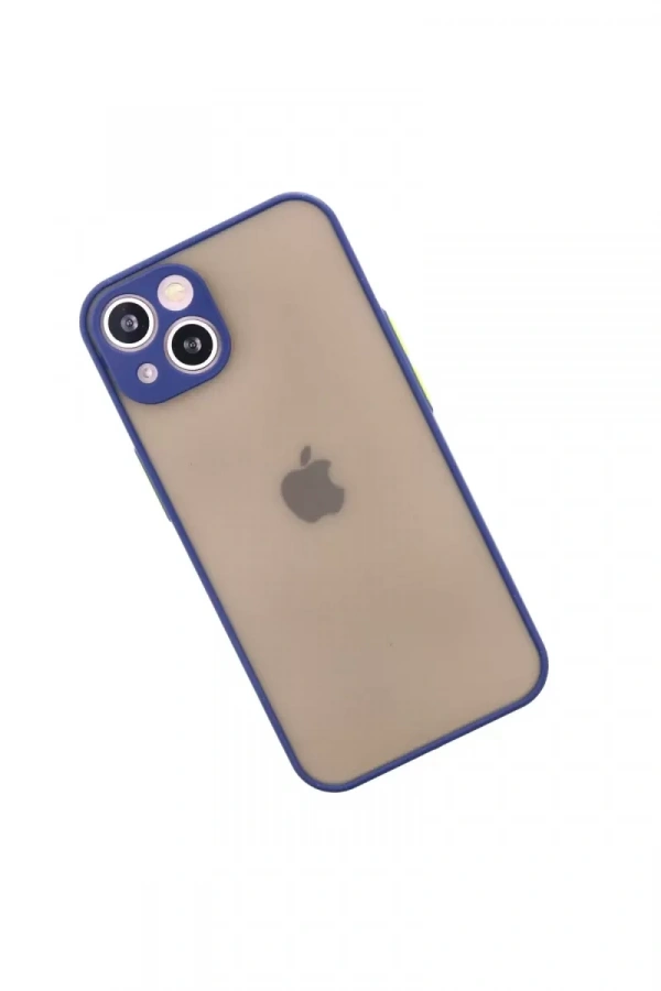 Apple iPhone 13 Mini Kılıf Montreal Silikon Kapak - Lacivert
