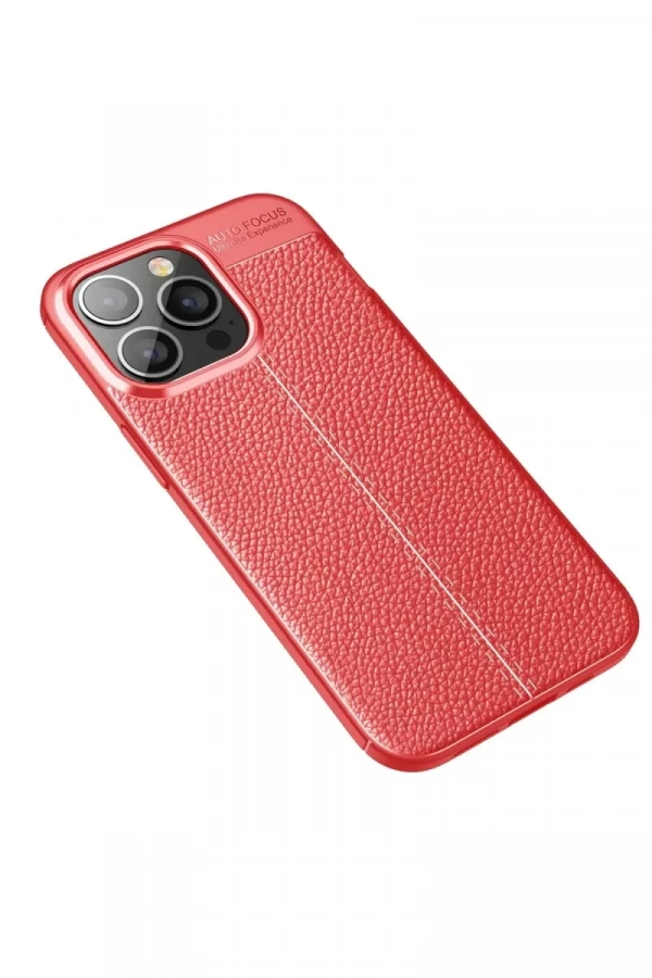 Apple iPhone 13 Pro Kılıf Auto Focus Kapak - Kırmızı