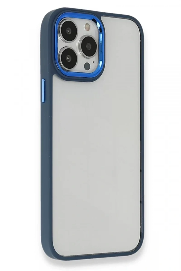 Apple iPhone 13 Pro Kılıf Dora Kapak - Mavi