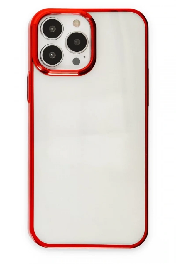 Apple iPhone 13 Pro Kılıf Element Silikon - Kırmızı