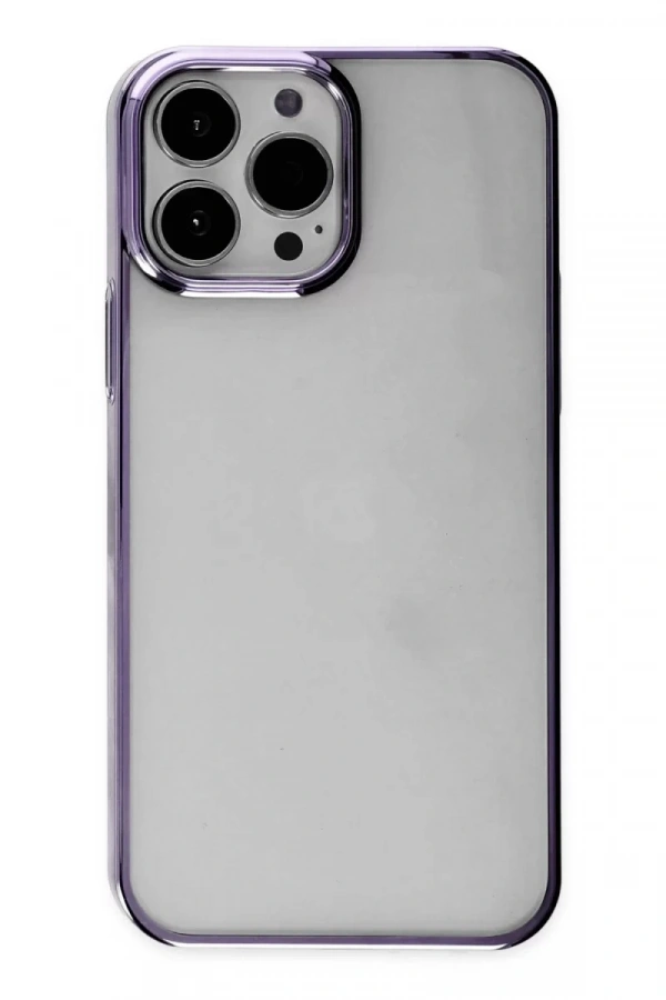Apple iPhone 13 Pro Kılıf Element Silikon - Mor