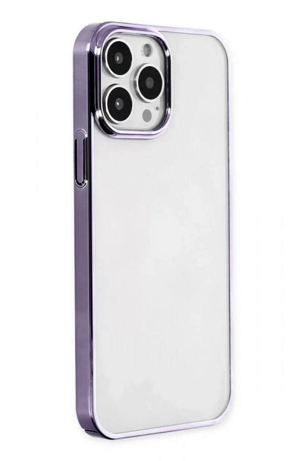 Apple iPhone 13 Pro Kılıf Element Silikon - Mor