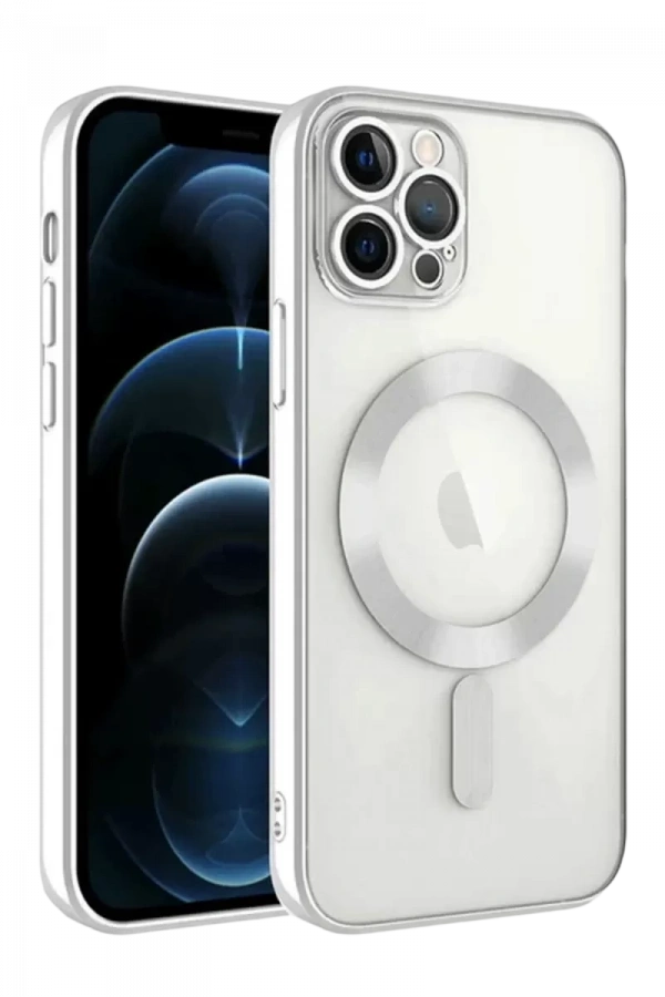 Apple iPhone 13 Pro Kılıf Kross Magneticsafe Kapak - Gümüş