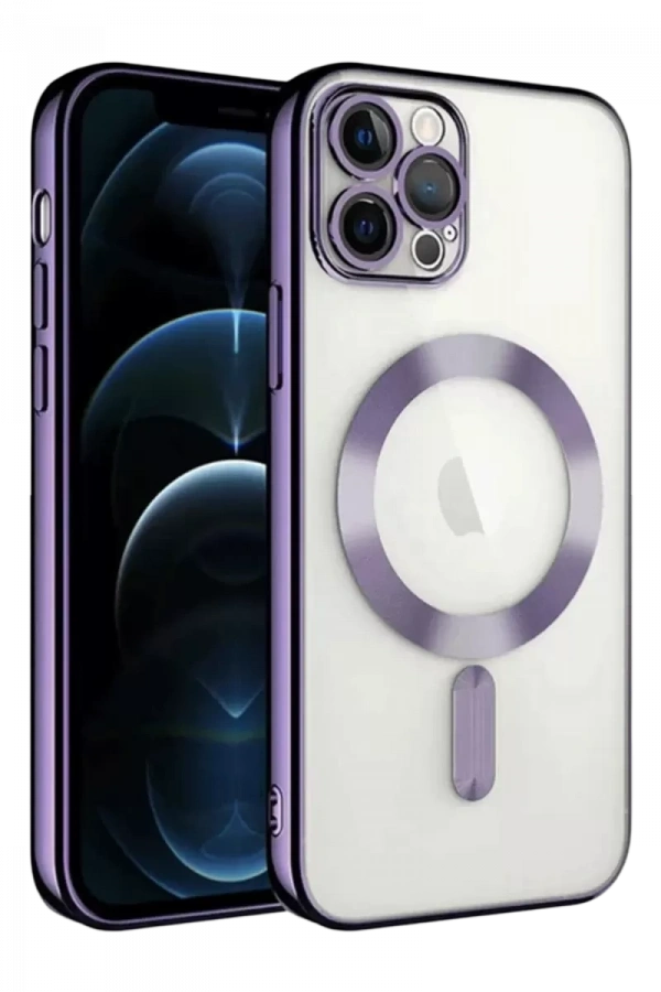Apple iPhone 13 Pro Kılıf Kross Magneticsafe Kapak - Mor