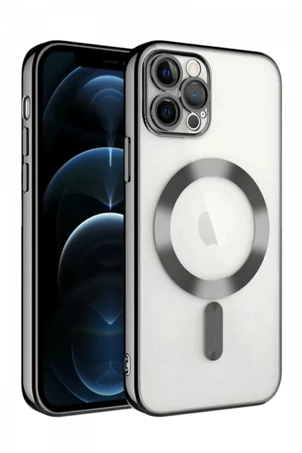 Apple iPhone 13 Pro Kılıf Kross Magneticsafe Kapak - Siyah