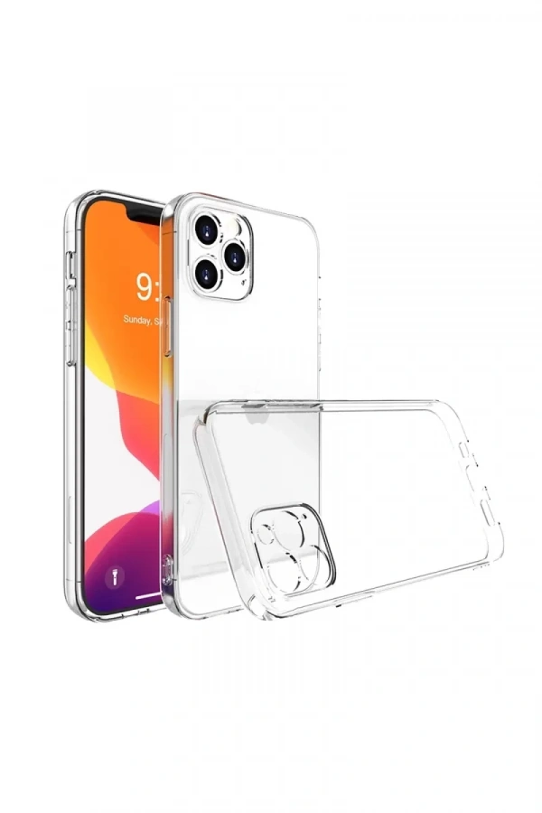 Apple iPhone 13 Pro Kılıf Lüx Şeffaf Silikon