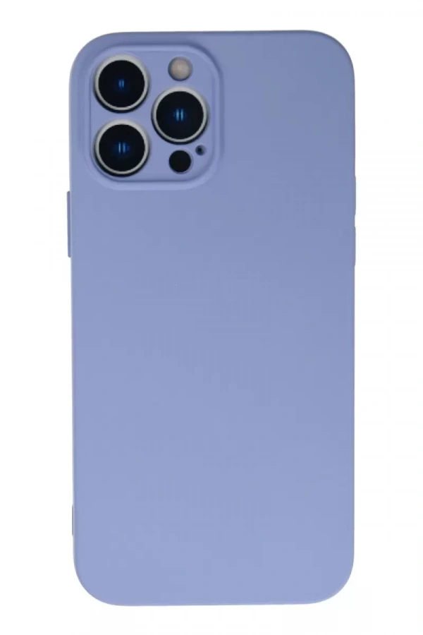 Apple iPhone 13 Pro Kılıf Nano içi Kadife Silikon - Lila