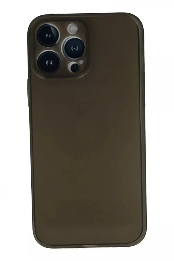 Apple iPhone 13 Pro Kılıf PP Ultra İnce Kapak - Gri