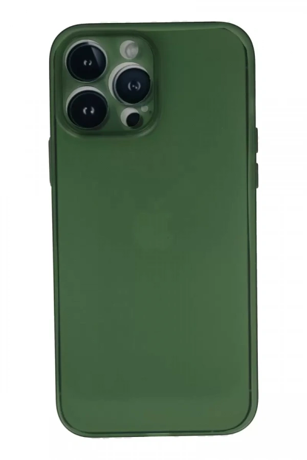 Apple iPhone 13 Pro Kılıf PP Ultra İnce Kapak - Yeşil