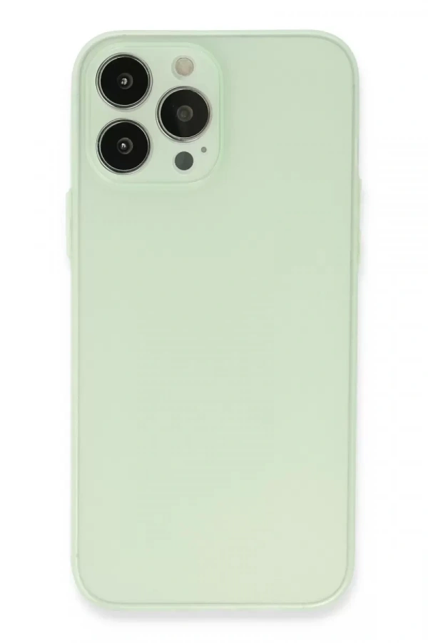 Apple iPhone 13 Pro Kılıf Puma Silikon - Açık Yeşil