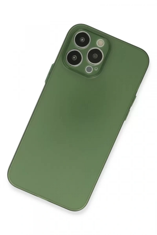 Apple iPhone 13 Pro Kılıf Puma Silikon - Yeşil