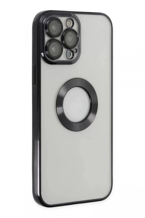 Apple iPhone 13 Pro Kılıf Slot Silikon - Siyah