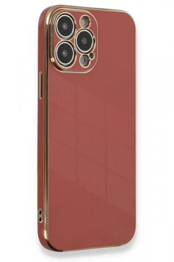 Apple iPhone 13 Pro Kılıf Volet Silikon - Kırmızı