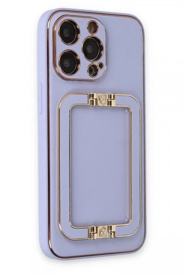 Apple iPhone 13 Pro Max Kılıf Coco Elit Kapak - Lila