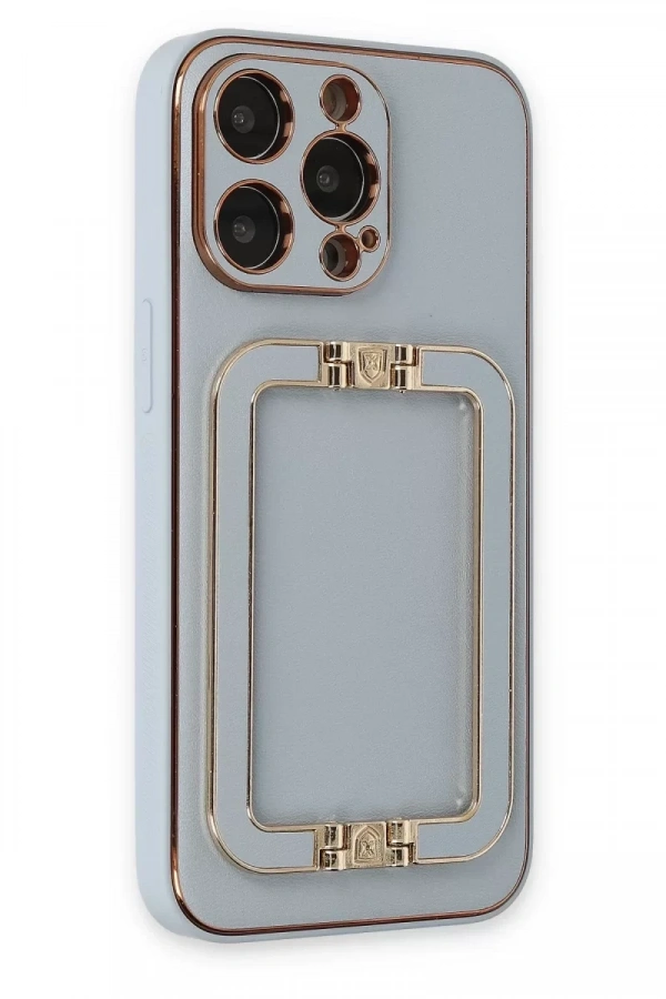 Apple iPhone 13 Pro Max Kılıf Coco Elit Kapak - Turkuaz