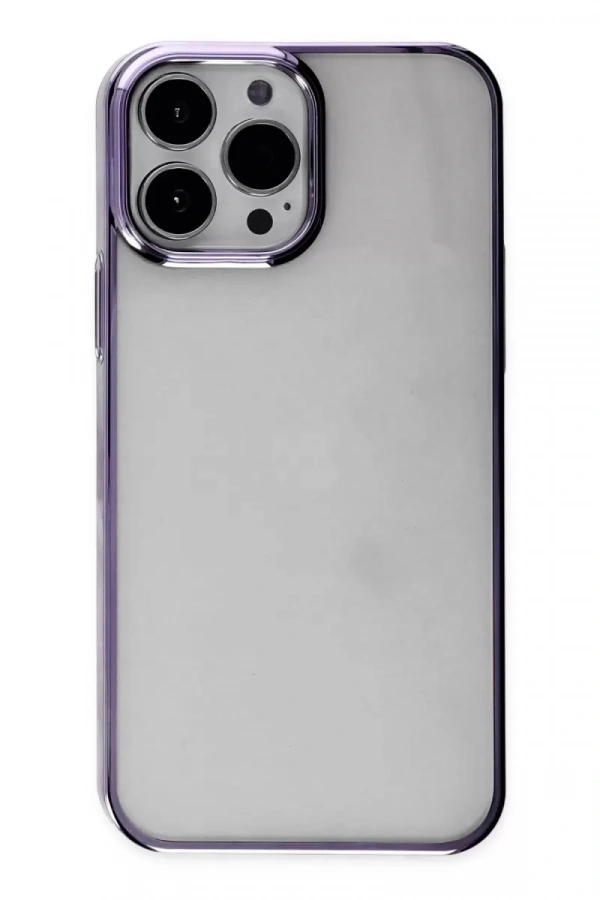 Apple iPhone 13 Pro Max Kılıf Element Silikon - Mor