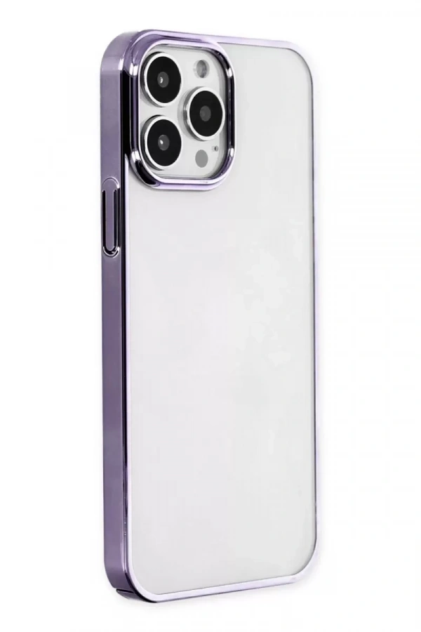 Apple iPhone 13 Pro Max Kılıf Element Silikon - Mor