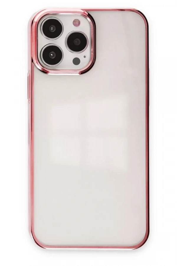 Apple iPhone 13 Pro Max Kılıf Element Silikon - Pembe