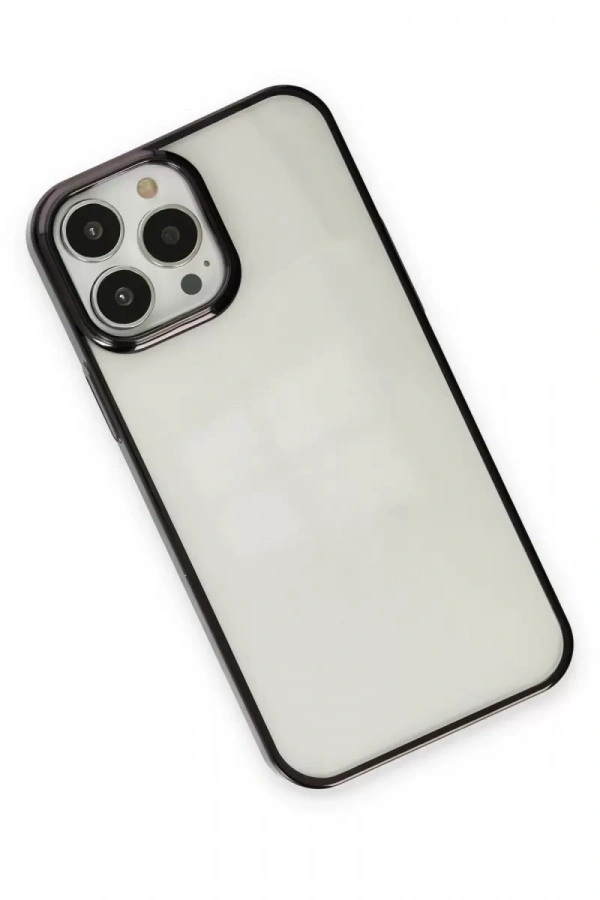 Apple iPhone 13 Pro Max Kılıf Element Silikon - Siyah