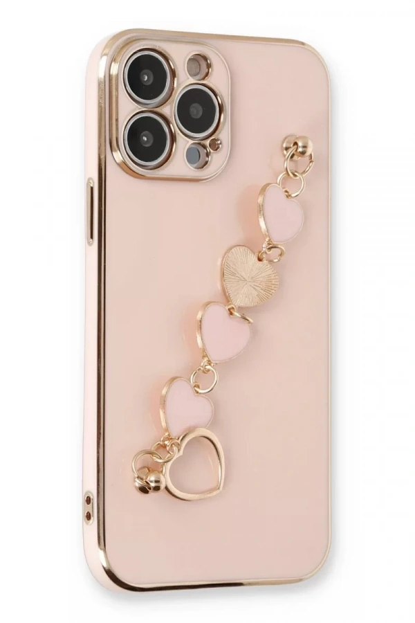 Apple iPhone 13 Pro Max Kılıf Esila Silikon - Pudra