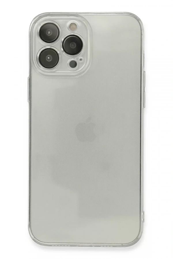 Apple iPhone 13 Pro Max Kılıf Fly Lens Silikon - Şeffaf