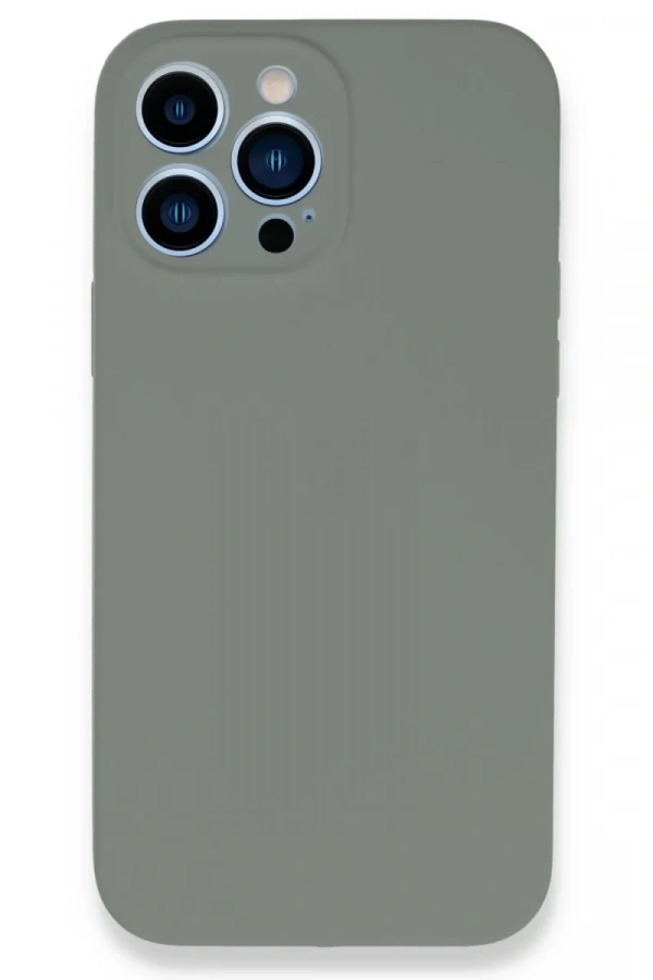 Apple iPhone 13 Pro Max Kılıf Lansman Legant Silikon - Gri