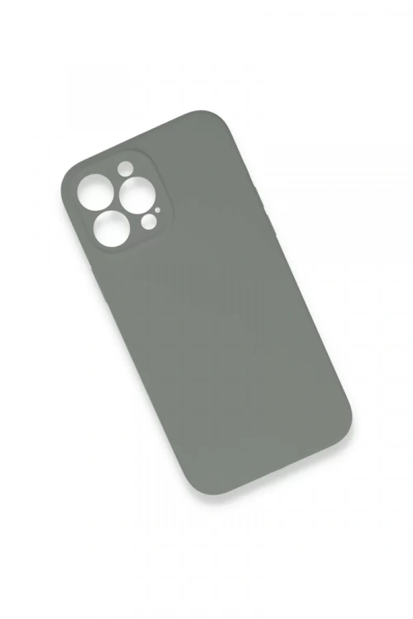 Apple iPhone 13 Pro Max Kılıf Lansman Legant Silikon - Gri