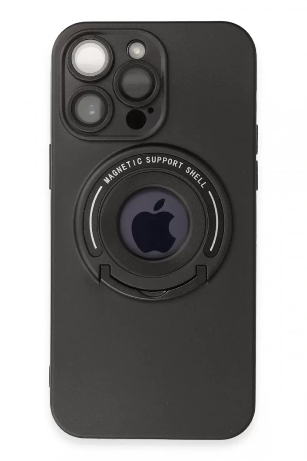 Apple iPhone 13 Pro Max Kılıf Lukka Magneticsafe Kapak - Siyah
