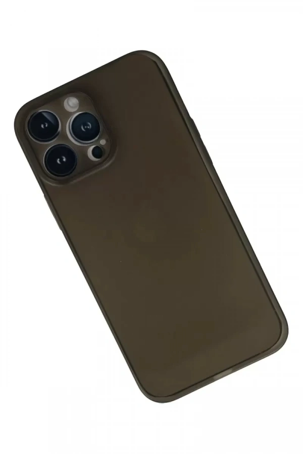 Apple iPhone 13 Pro Max Kılıf PP Ultra İnce Kapak - Gri