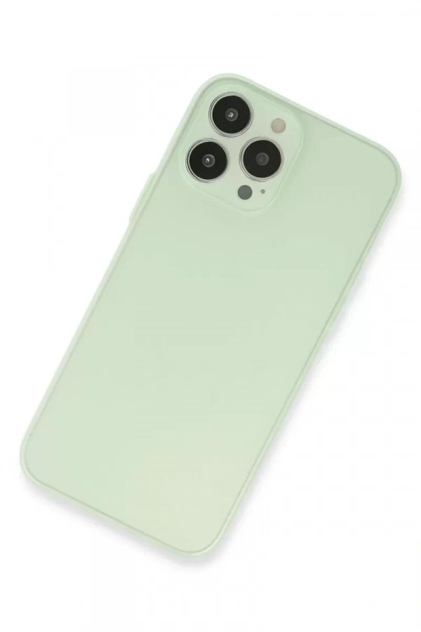 Apple iPhone 13 Pro Max Kılıf Puma Silikon - Açık Yeşil
