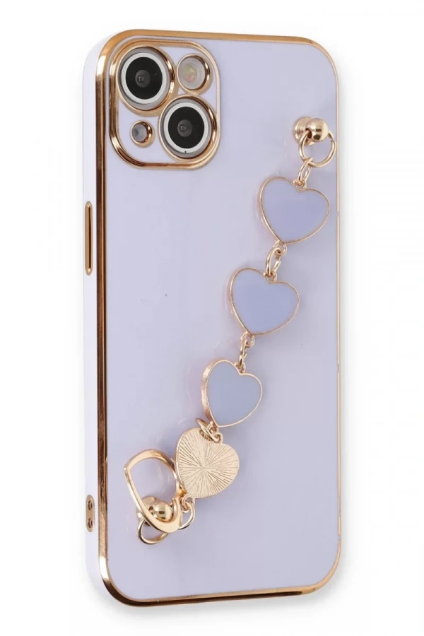 Apple iPhone 14 Kılıf Esila Silikon - Lila