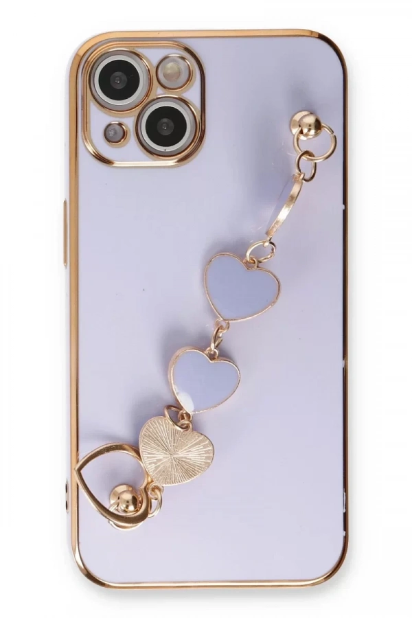 Apple iPhone 14 Kılıf Esila Silikon - Lila
