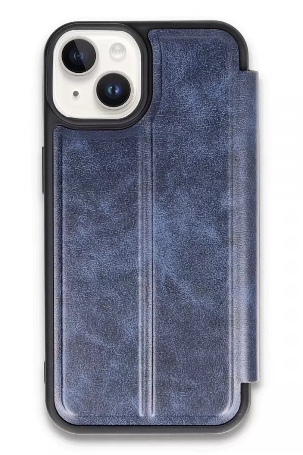 Apple iPhone 14 Kılıf Flip Cover - Lacivert
