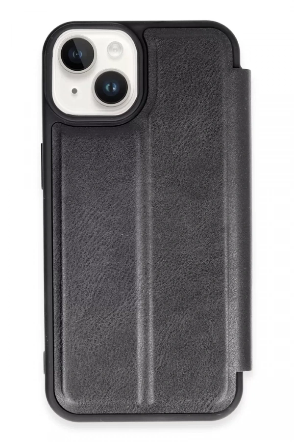Apple iPhone 14 Kılıf Flip Cover - Siyah