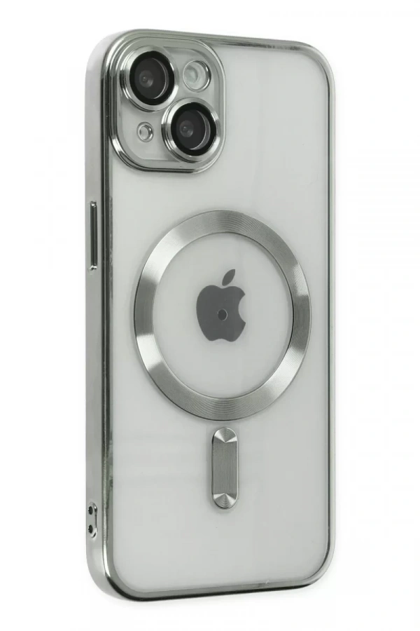 Apple iPhone 14 Kılıf Kross Magneticsafe Kapak - Gümüş