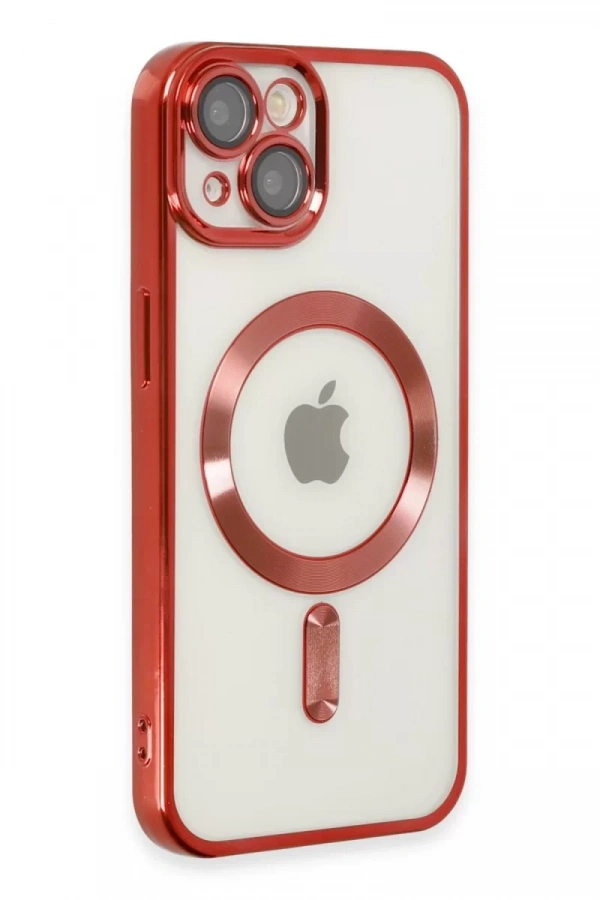 Apple iPhone 14 Kılıf Kross Magneticsafe Kapak - Kırmızı