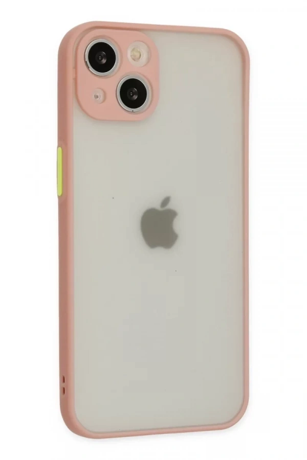 Apple iPhone 14 Kılıf Montreal Silikon Kapak - Pembe