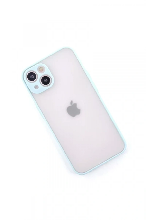 Apple iPhone 14 Kılıf Montreal Silikon Kapak - Turkuaz