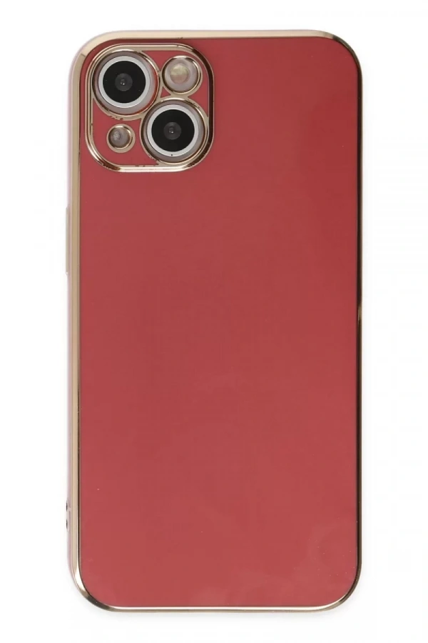 Apple iPhone 14 Kılıf Volet Silikon - Kırmızı