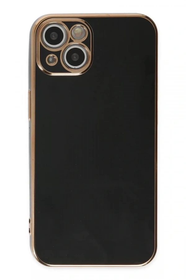 Apple iPhone 14 Kılıf Volet Silikon - Siyah