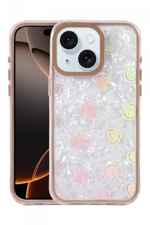 Apple iPhone 14 Lumi Desenli Kapak - Çöl Titanyum