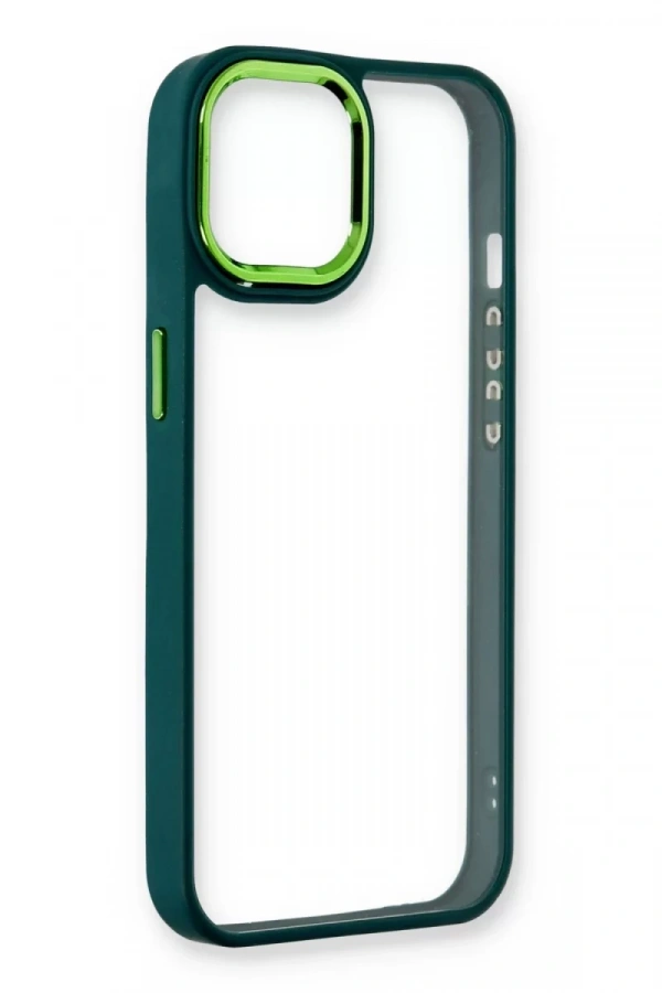 Apple iPhone 14 Plus Kılıf Dora Kapak - Haki Yeşil